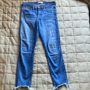 Madewell high rise skinny crop